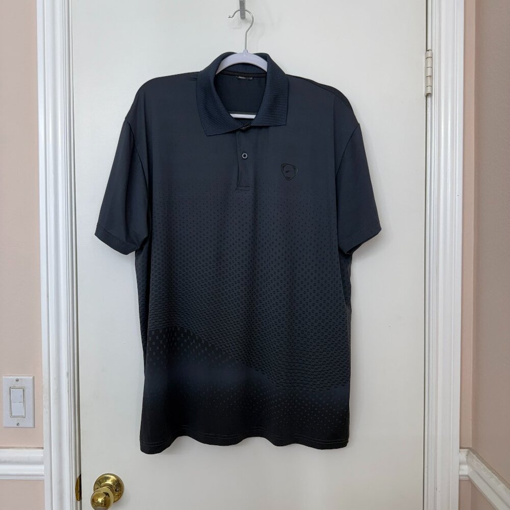 Jeansian Men's Dark Blue Golf Polo Shirt, Size XL